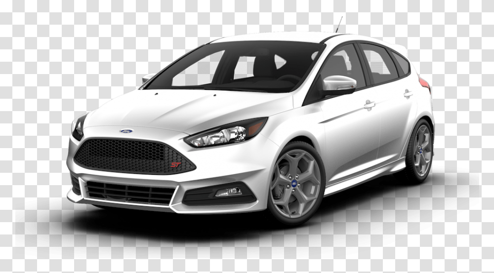 White 2018 Ford Focus Model Focus St 2018 White, Sedan, Car, Vehicle, Transportation Transparent Png