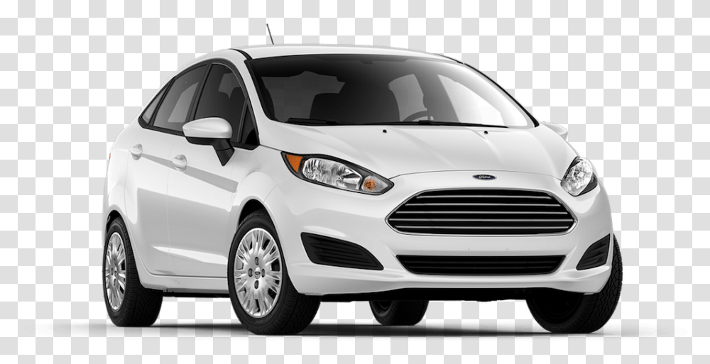 White 2019 Ford Fiesta On White 2019 Ford Fiesta Sedan, Car, Vehicle, Transportation, Tire Transparent Png