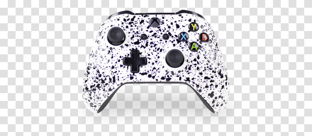White 3d Splatter Custom Xbox Controller White, Electronics, Remote Control, Rug, Joystick Transparent Png