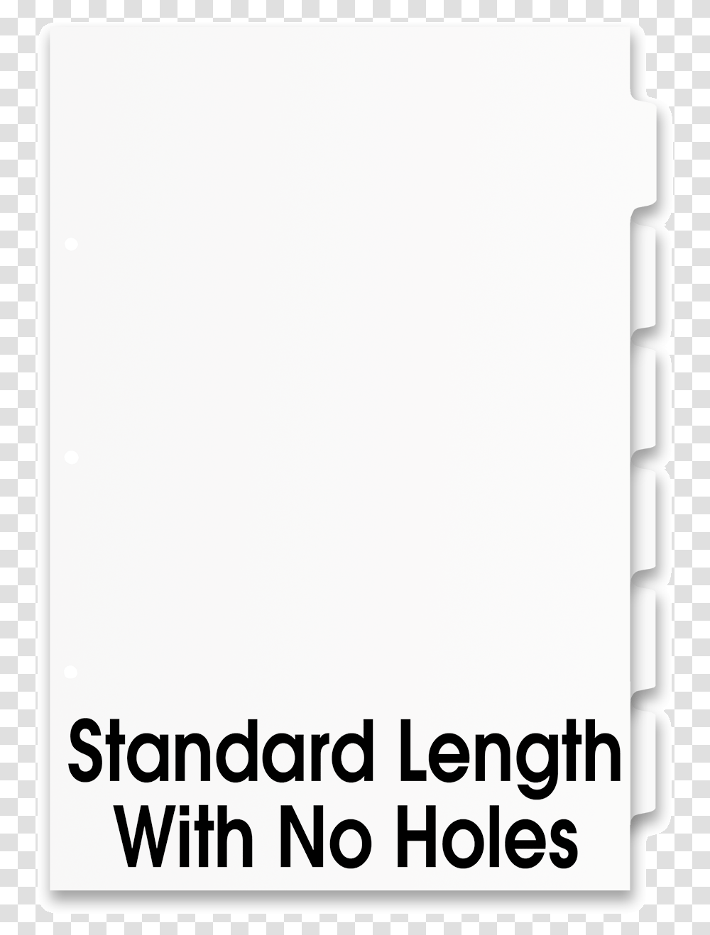 White 6 Tabbed Dividers With No Holes Iso International Organization For Standardization, Page, Weapon, Weaponry Transparent Png