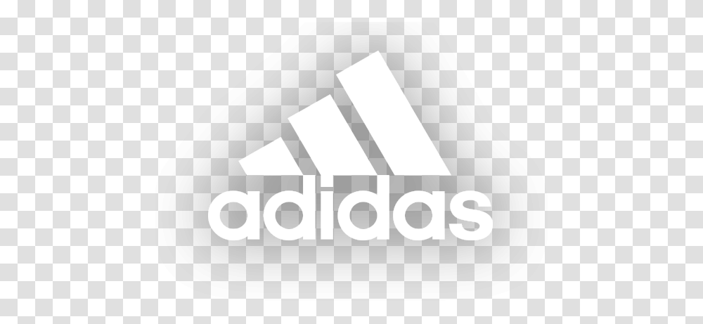White Adidas Logo Adidas Logo White, Symbol, Trademark, Text, Stencil Transparent Png