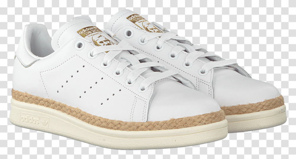 White Adidas Sneakers Stan Smith Bold Skate Shoe, Footwear, Apparel, Running Shoe Transparent Png