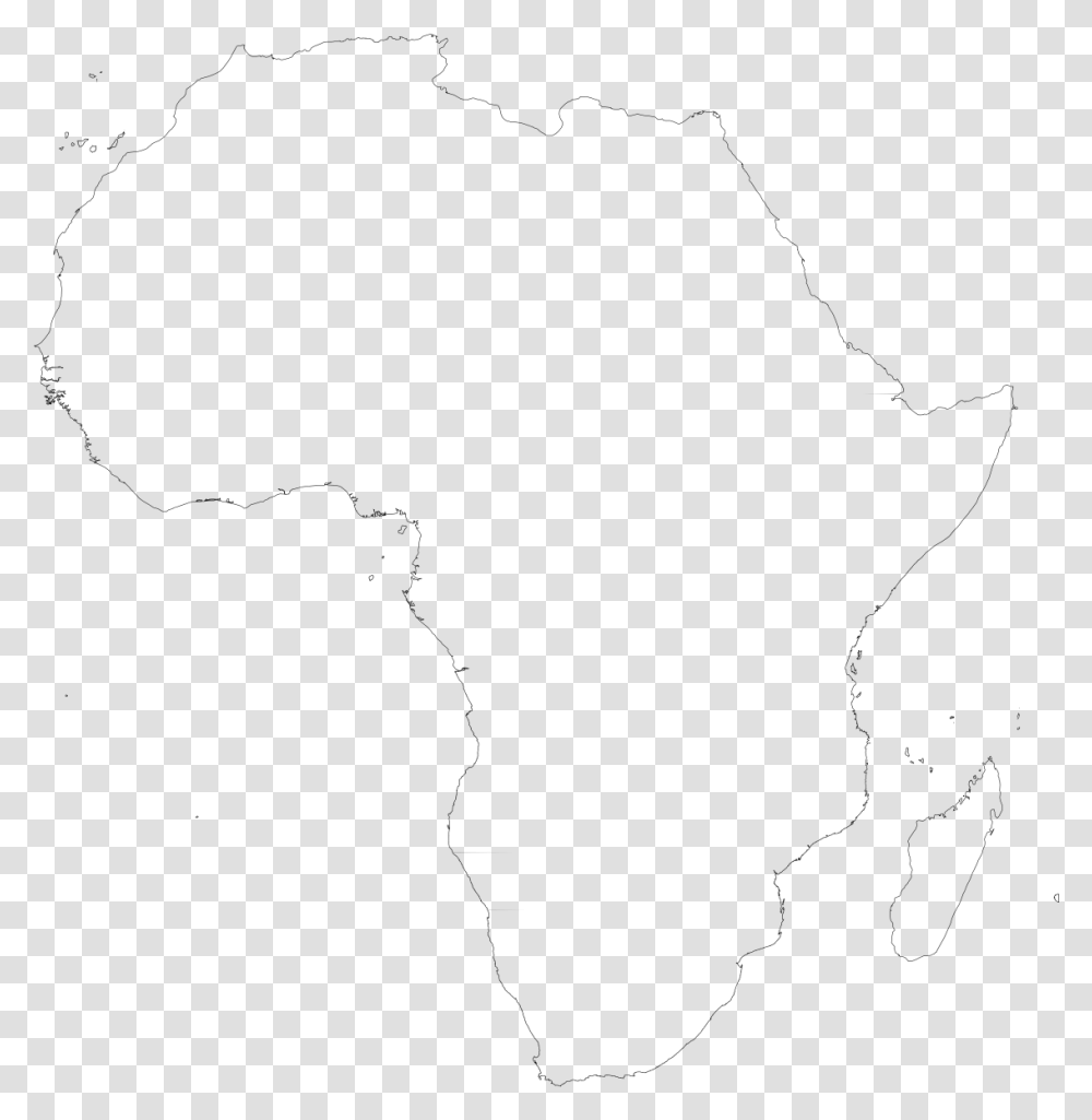 White Africa Map, Gray, World Of Warcraft Transparent Png