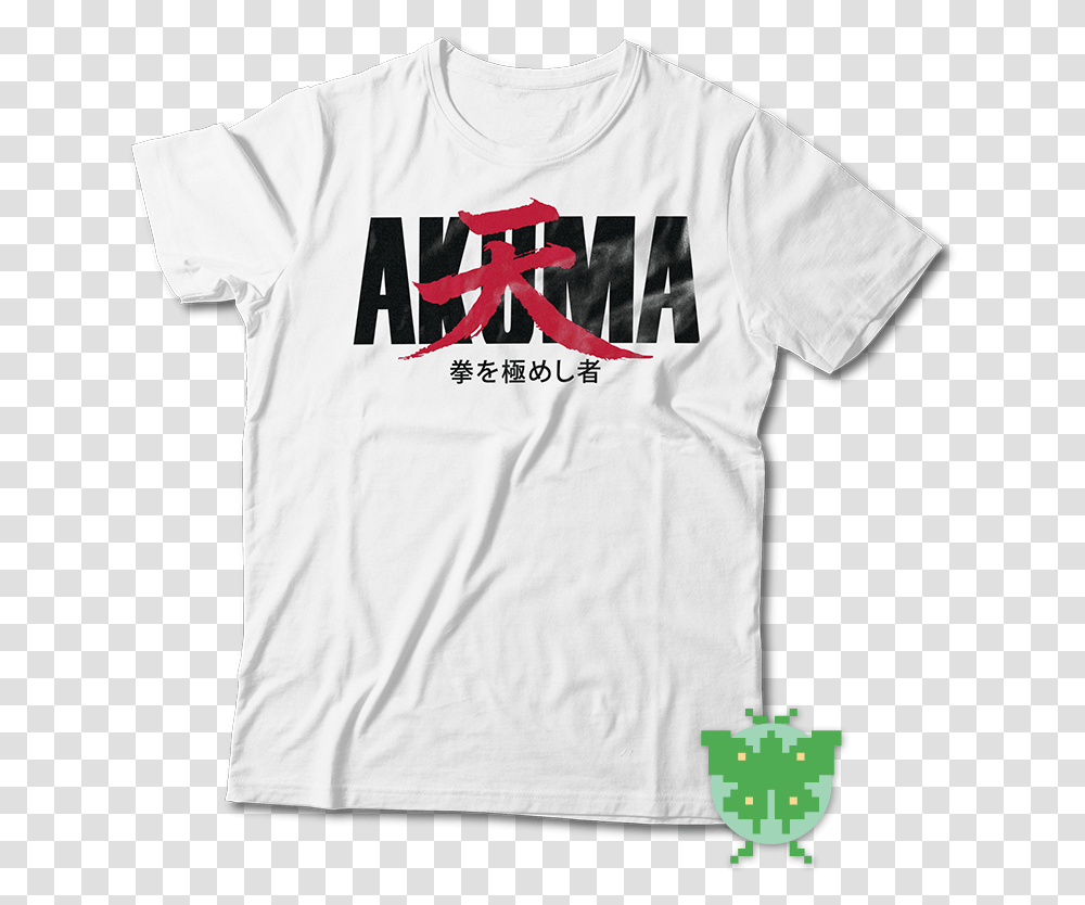 White Akuma X Akira Shirt Akuma Akira T Shirt, Apparel, T-Shirt, Person Transparent Png