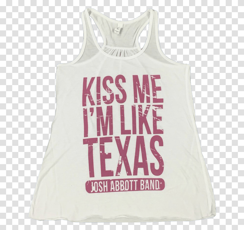 White Amp Orchid Kiss Me Tank Active Tank, Apparel, Tank Top Transparent Png