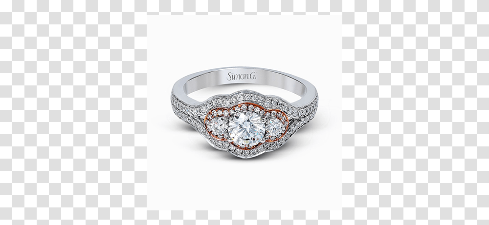 White Amp Rose Gold Engagement Ring Pre Engagement Ring, Accessories, Accessory, Jewelry, Silver Transparent Png