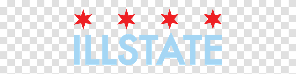 White And Black Chicago Flag Bandana Illstate Clothing, Number, Star Symbol Transparent Png