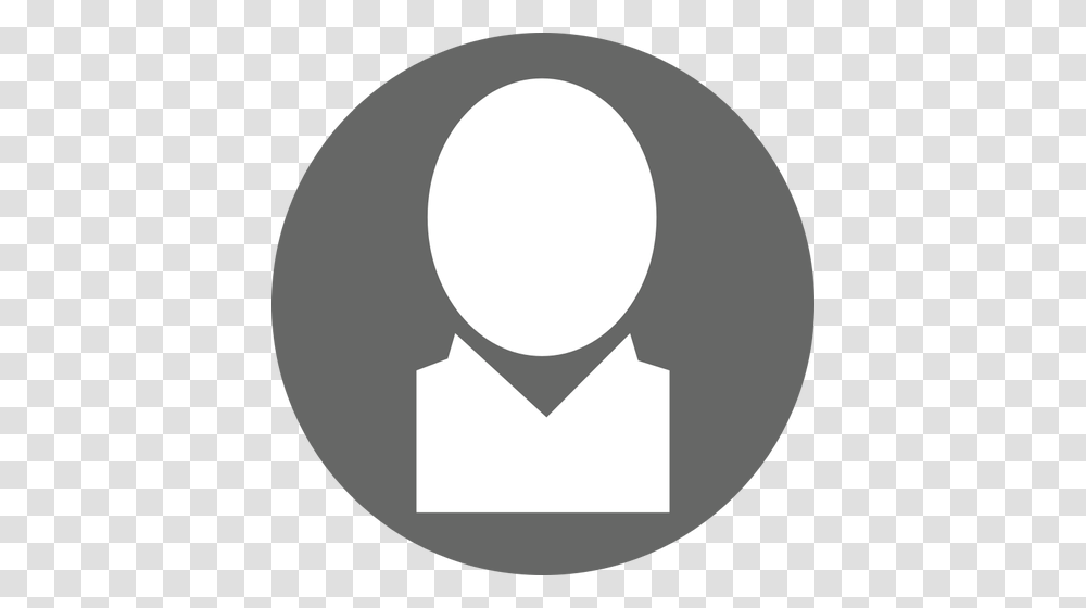 White And Gray User Icon, Stencil, Paper Transparent Png