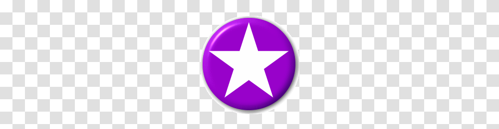 White And Purple Plain Star, Star Symbol Transparent Png