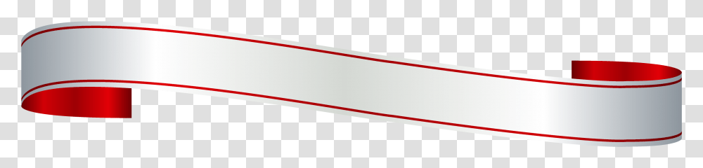 White And Red Banner Clipart Picture Red And Silver Banner, Electronics, Transportation, Sports Car Transparent Png