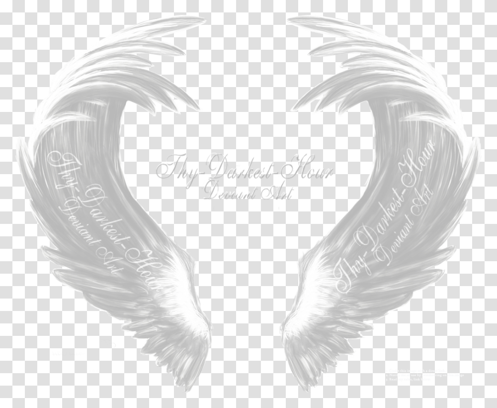 White Angel Wings Angel White Wings, Bird, Animal, Emblem Transparent Png