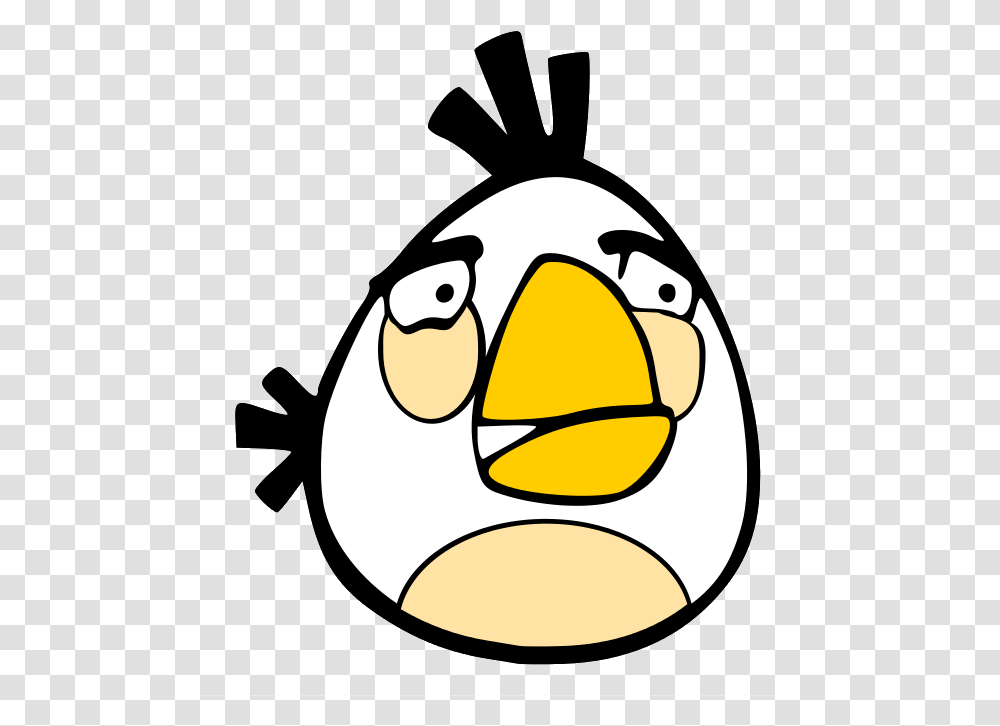 White Angry Birds Characters, Penguin, Animal Transparent Png