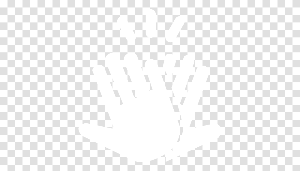 White Applause Icon Applause White, Stencil, Hand, Text, Clothing Transparent Png