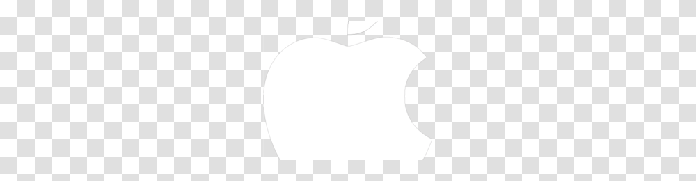 White Apple Logo Image, Heart, Trademark, Cushion Transparent Png