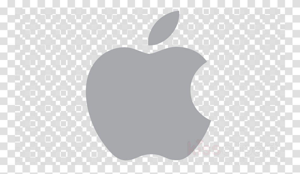 White Apple Logo Rug Label Stencil Transparent Png Pngset Com