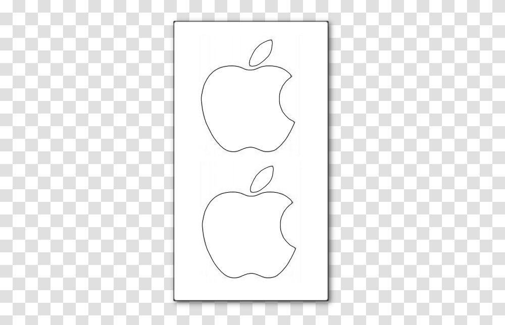 White Apple Sticker Set Erotic Line Drawing, Electronics, Phone, Mobile Phone, Cell Phone Transparent Png