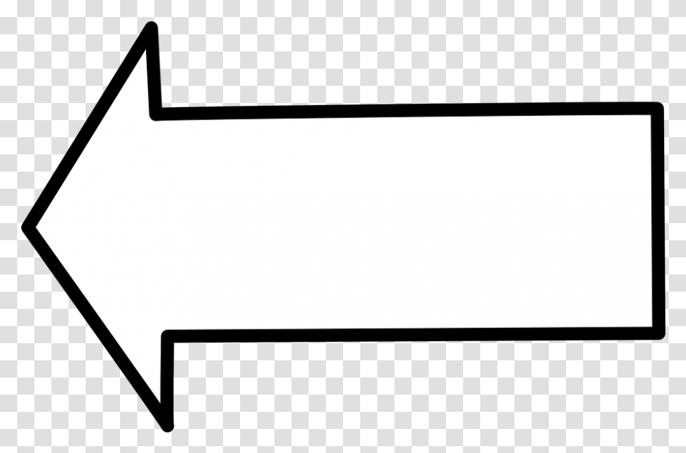 White Arrow Shape Left White Arrow, Text, Symbol, Tool Transparent Png