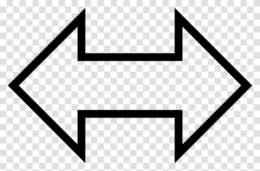 White Arrows In On A Background Opposite Arrows, Star Symbol, Recycling Symbol, Logo Transparent Png