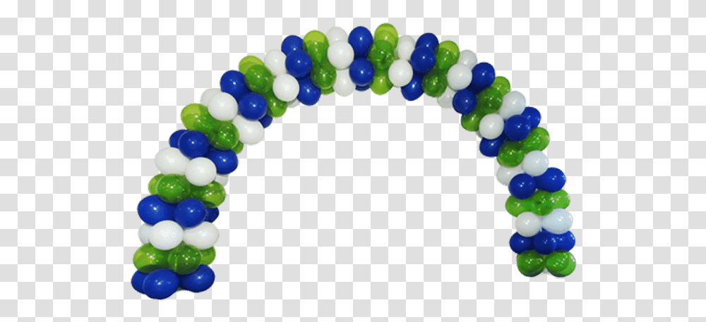 White Balloon Balloon Arch Green And Blue Balloon Blue And Green Balloon Arch Transparent Png