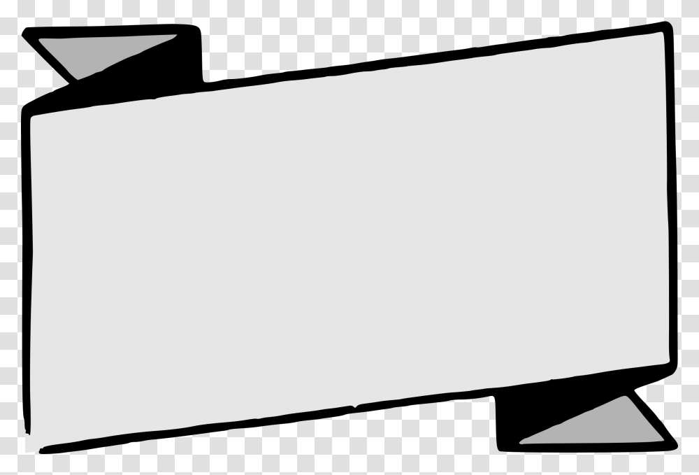 White Banner Image, Screen, Electronics, Projection Screen, White Board Transparent Png