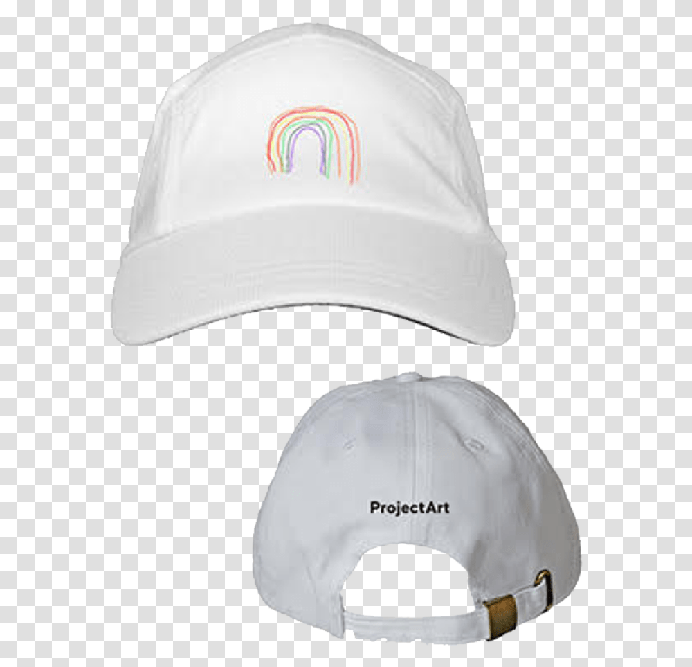White Baseball Cap Baseball Cap, Apparel, Hat, Swimming Cap Transparent Png