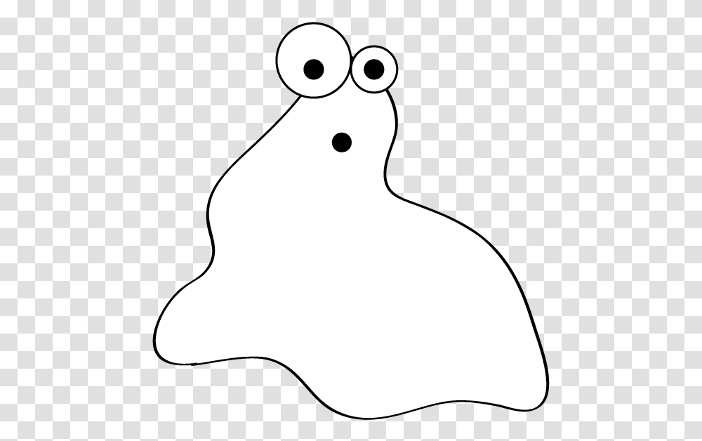 White Blob In Dark, Snowman, Outdoors, Nature, Silhouette Transparent Png