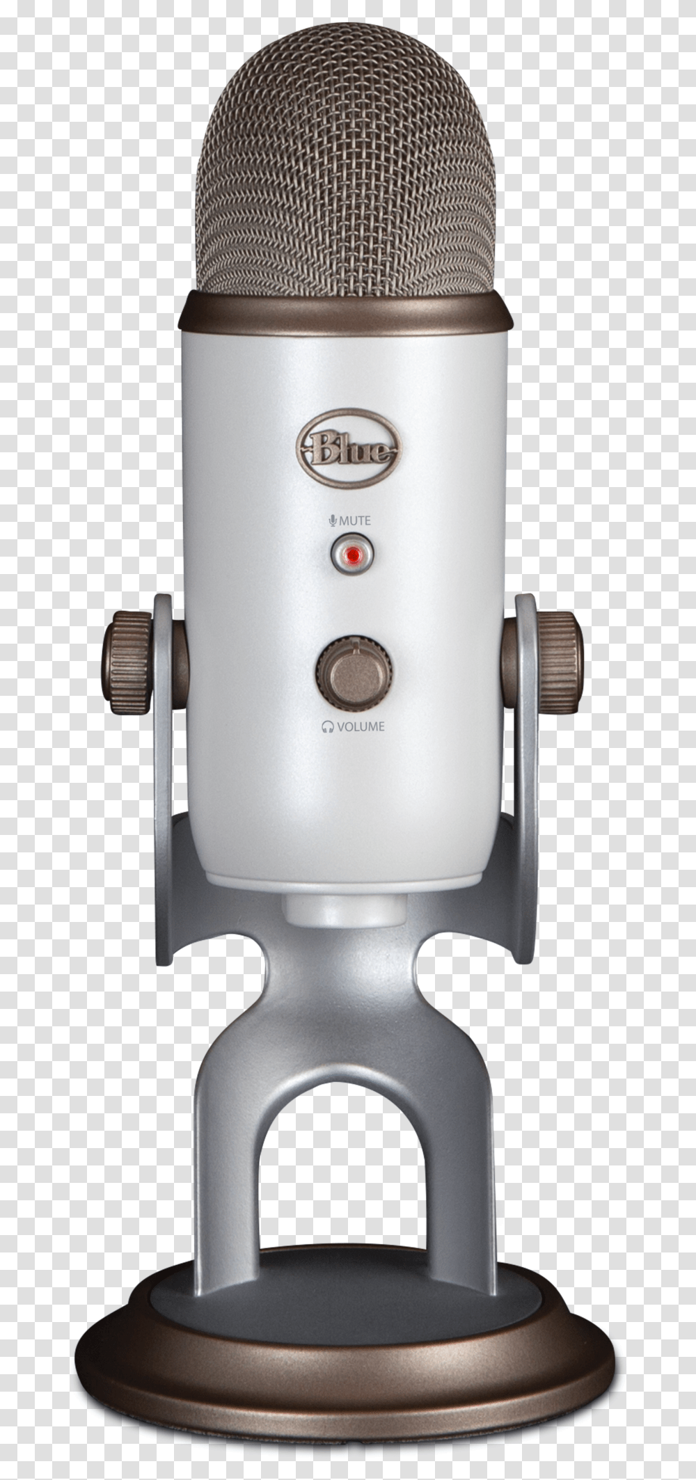 White Blue Yeti Microphone, Robot, Appliance Transparent Png
