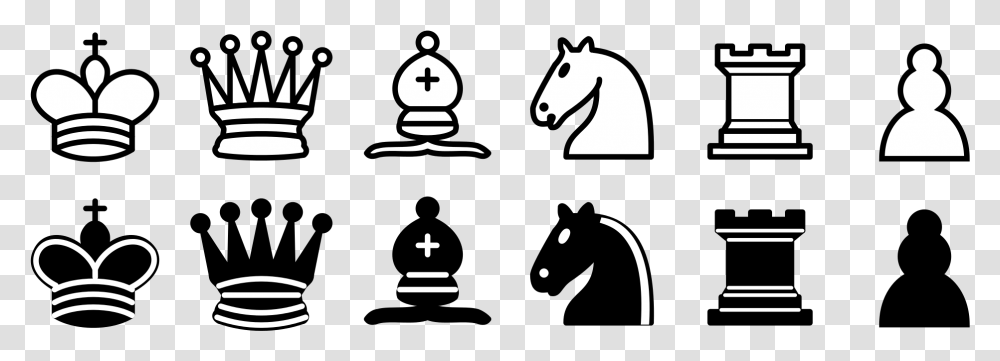 Chess Pieces Sprite, Silhouette, Stencil, Animal Transparent Png ...