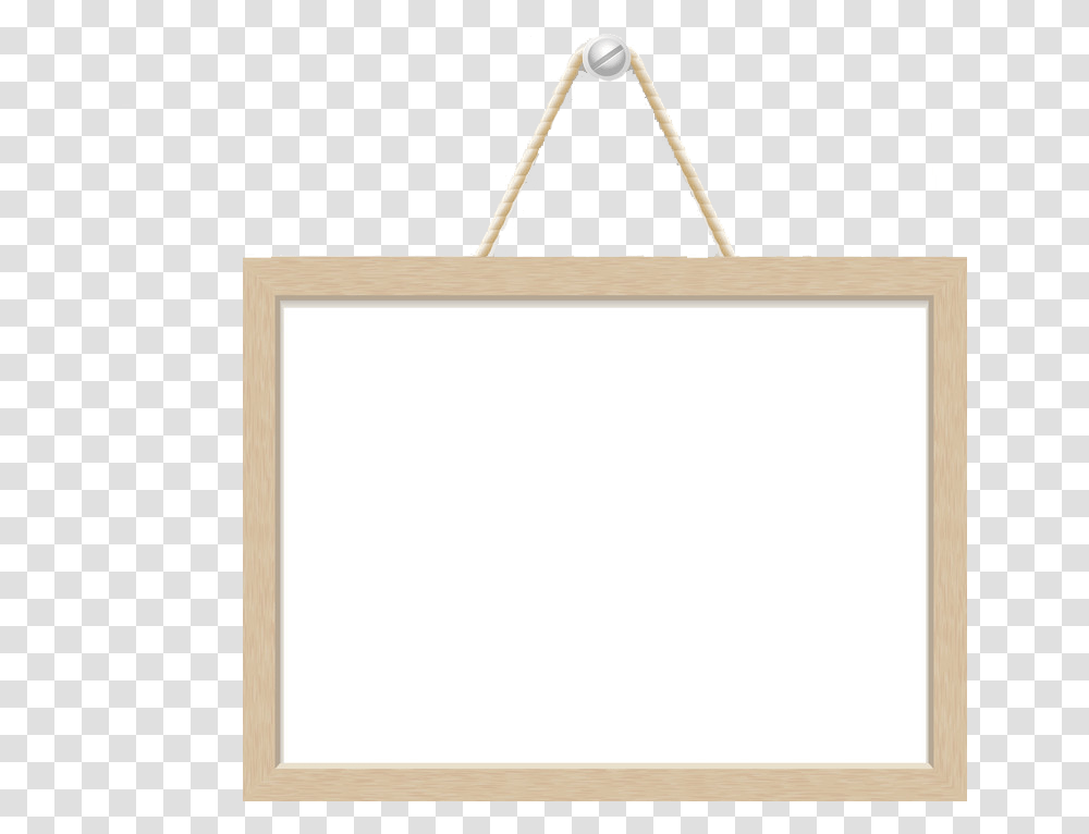 White Board Hanging Download Wood, Canvas Transparent Png