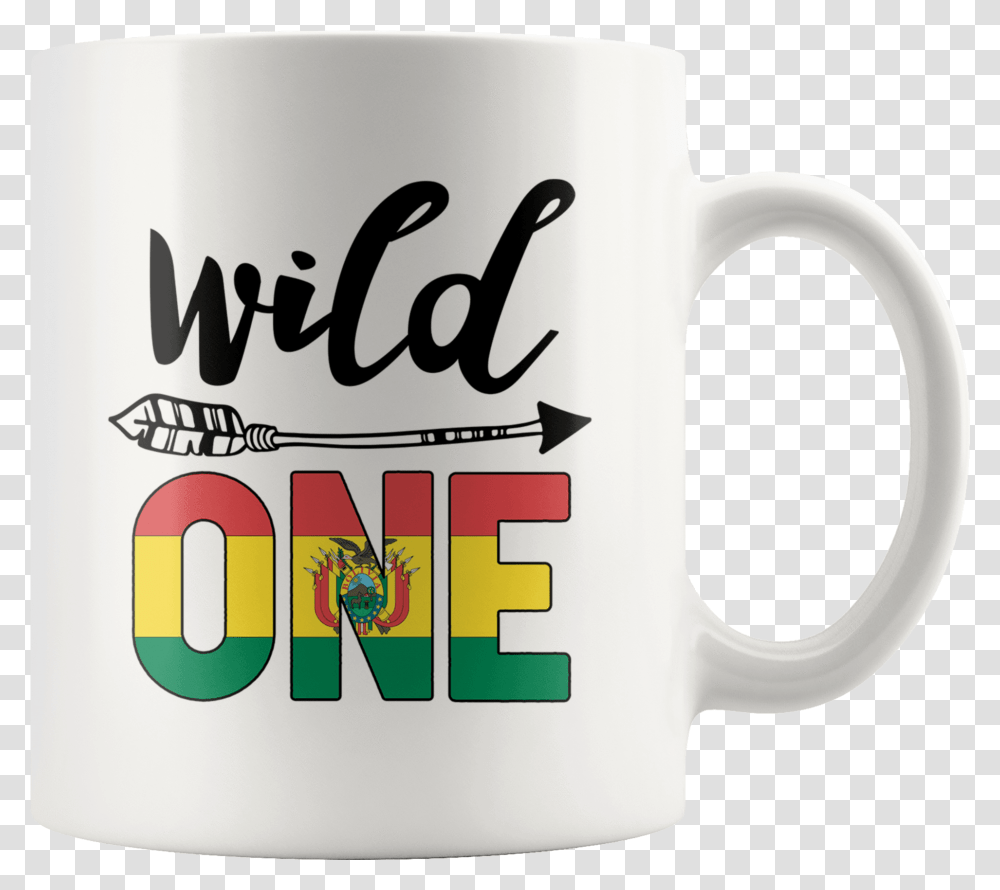 White Bolivia Wild One Birthday Outfit 1 Bolivian Flag, Coffee Cup Transparent Png