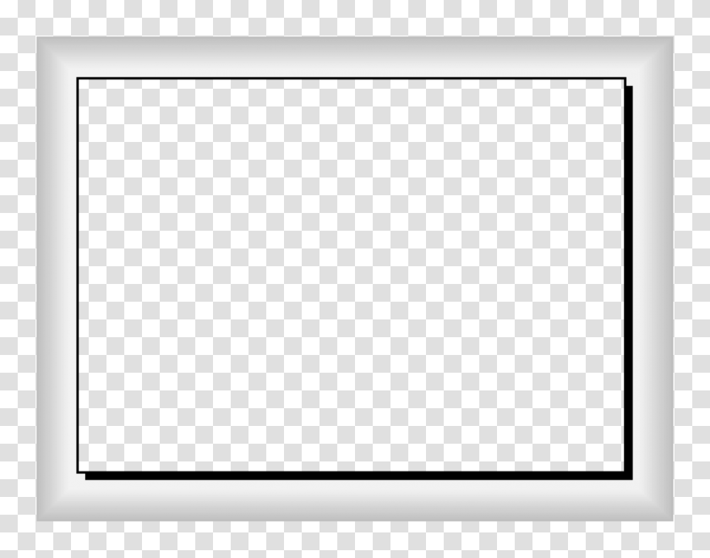 White Border Frame Image, Screen, Electronics, Monitor, Display Transparent Png