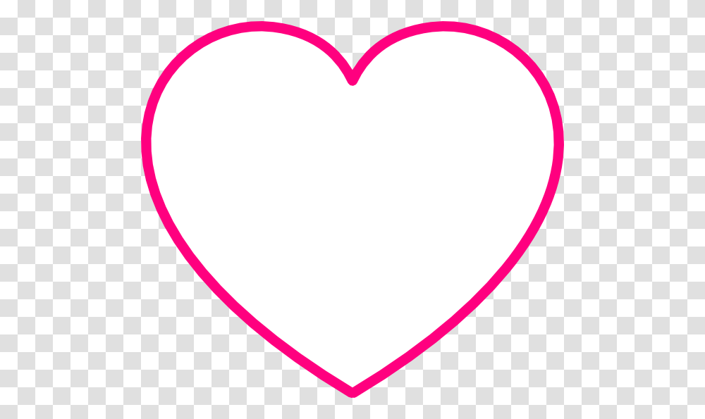 White Box Outline Heart Middle, Balloon, Cushion Transparent Png