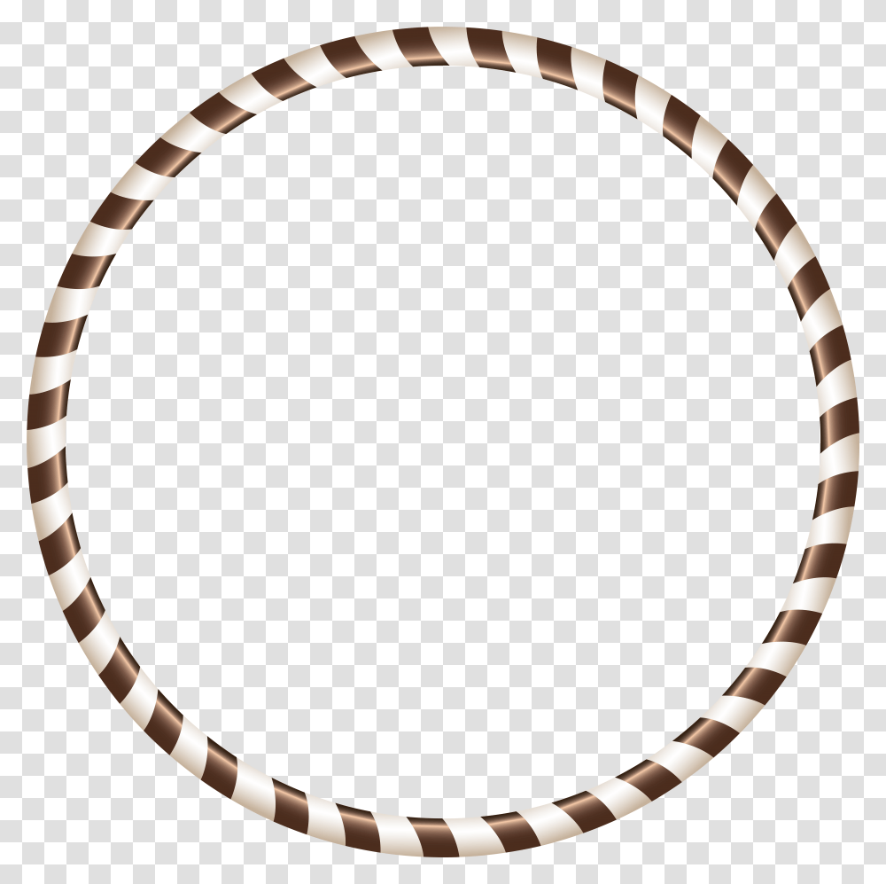 White Brown Round Border Clip Art Transparent Png
