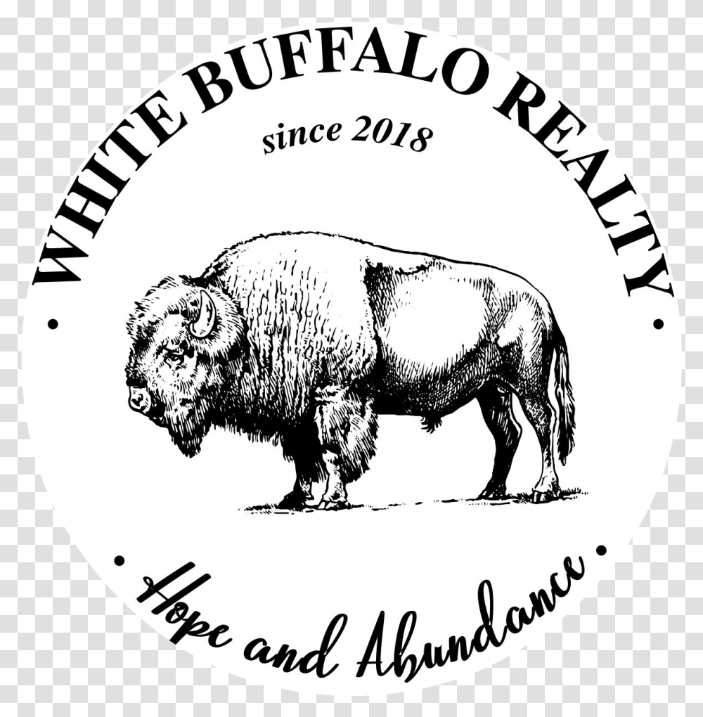 White Buffalo Realty Inc, Wildlife, Mammal, Animal, Logo Transparent Png