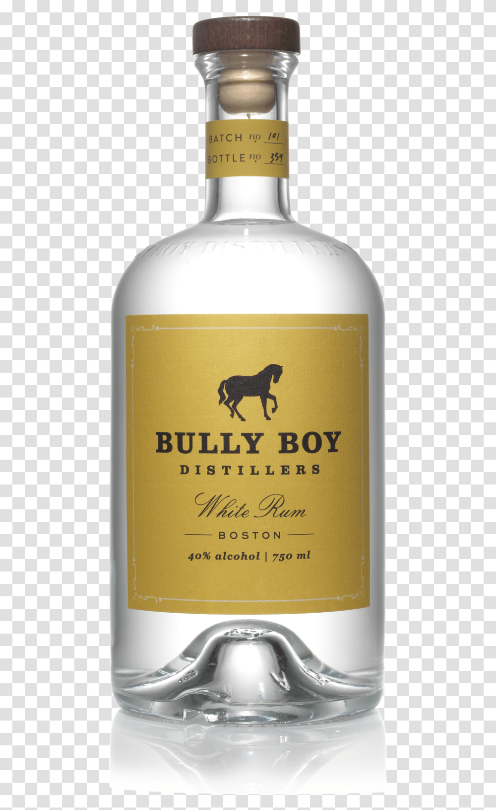 White Bully Boy Distillers Bully Boy Estate Gin, Bottle, Alcohol, Beverage, Liquor Transparent Png