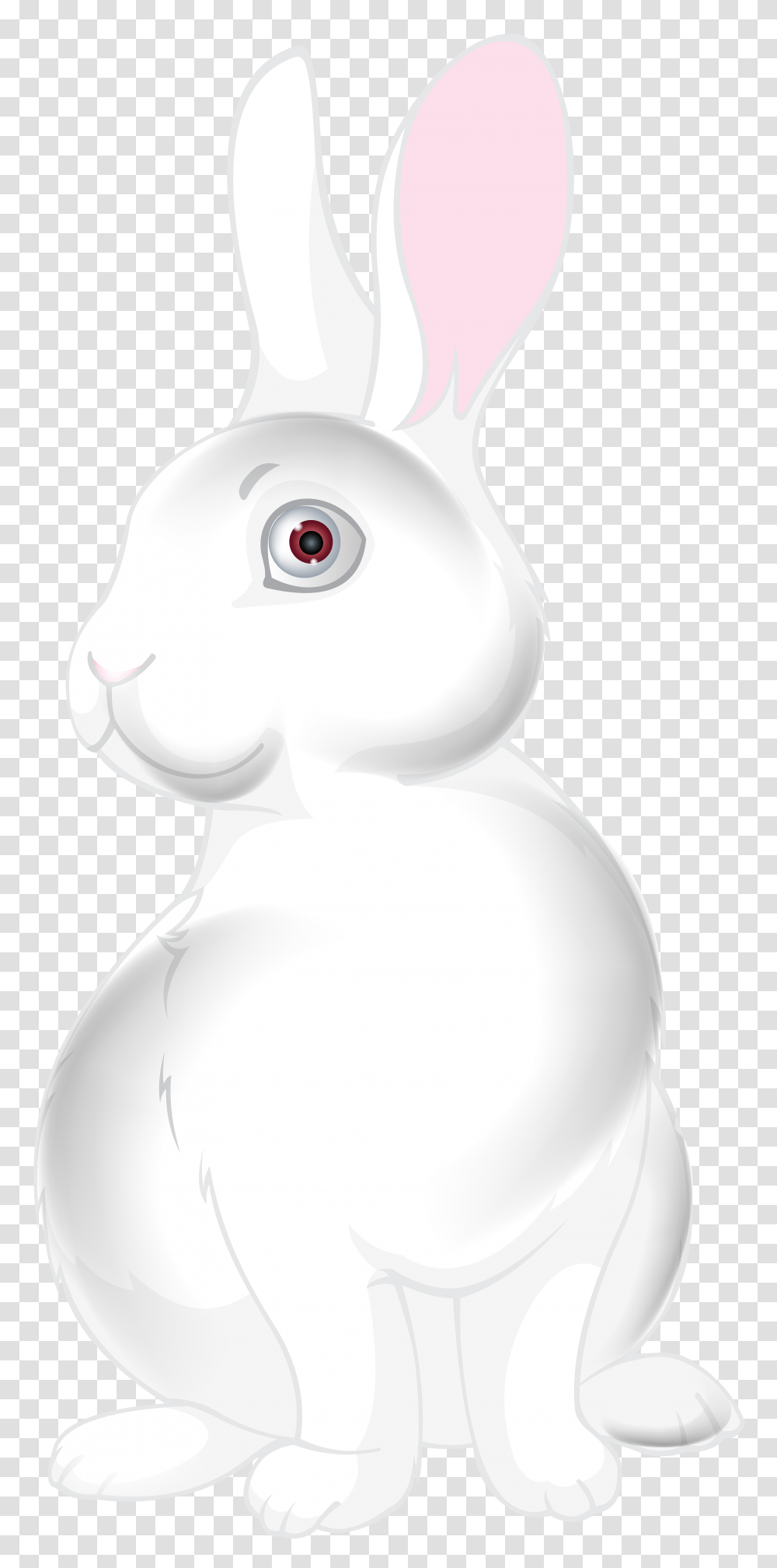 White Bunny Cartoon Clip Art, Animal, Mammal, Snowman, Drawing Transparent Png