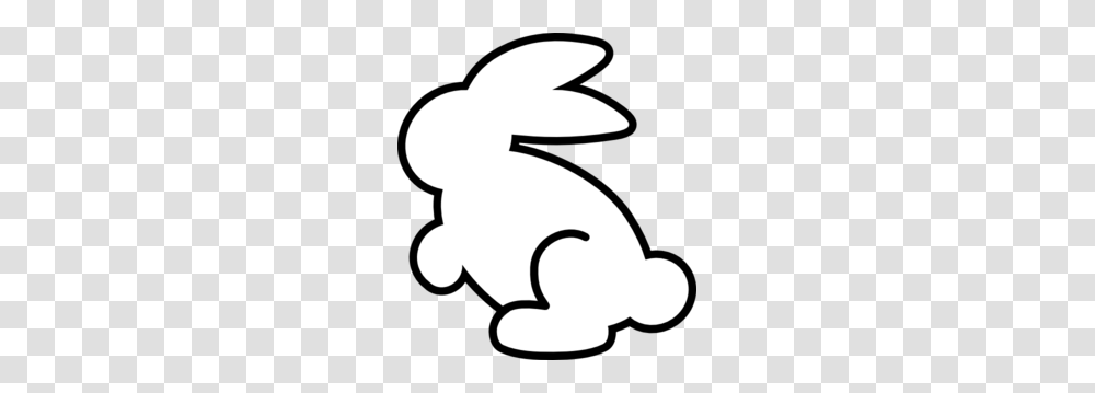 White Bunny Clip Art, Stencil, Silhouette Transparent Png