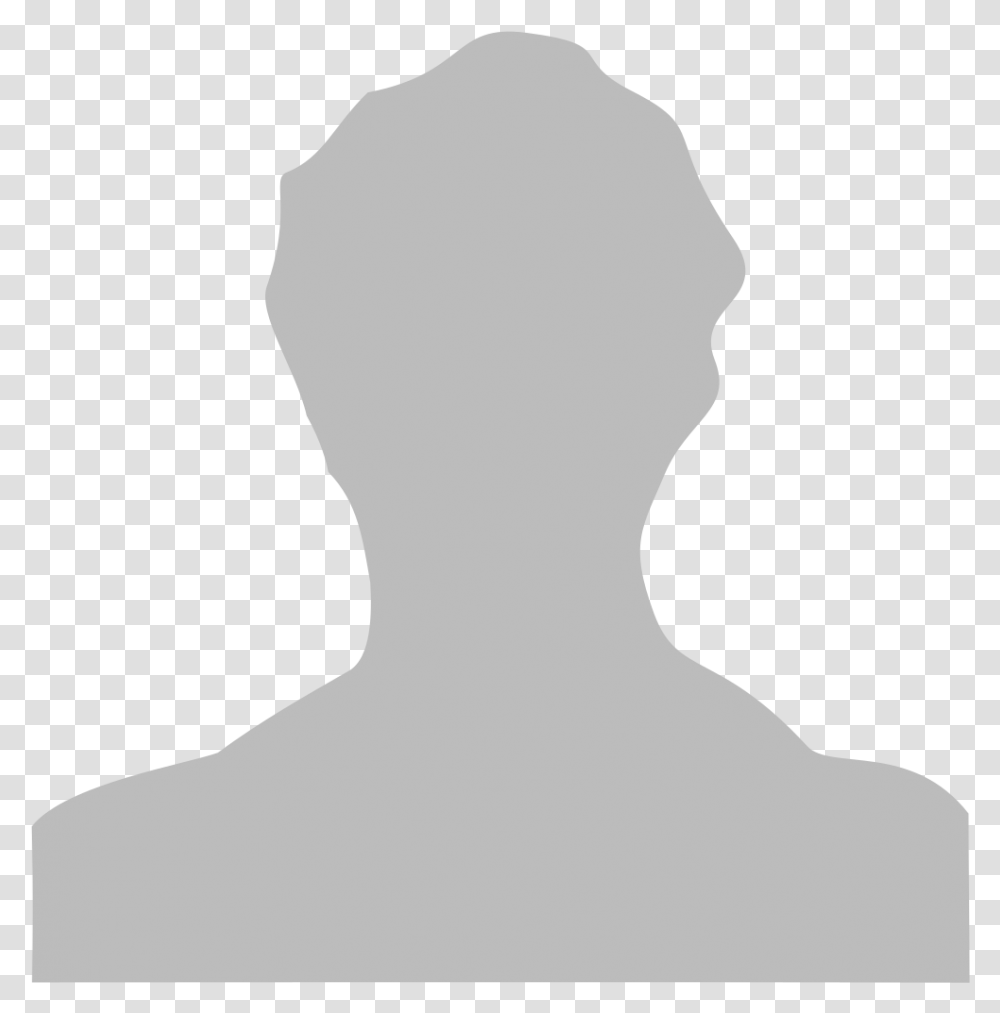 White Bust Silhouette, Back, Person, Human, Footprint Transparent Png