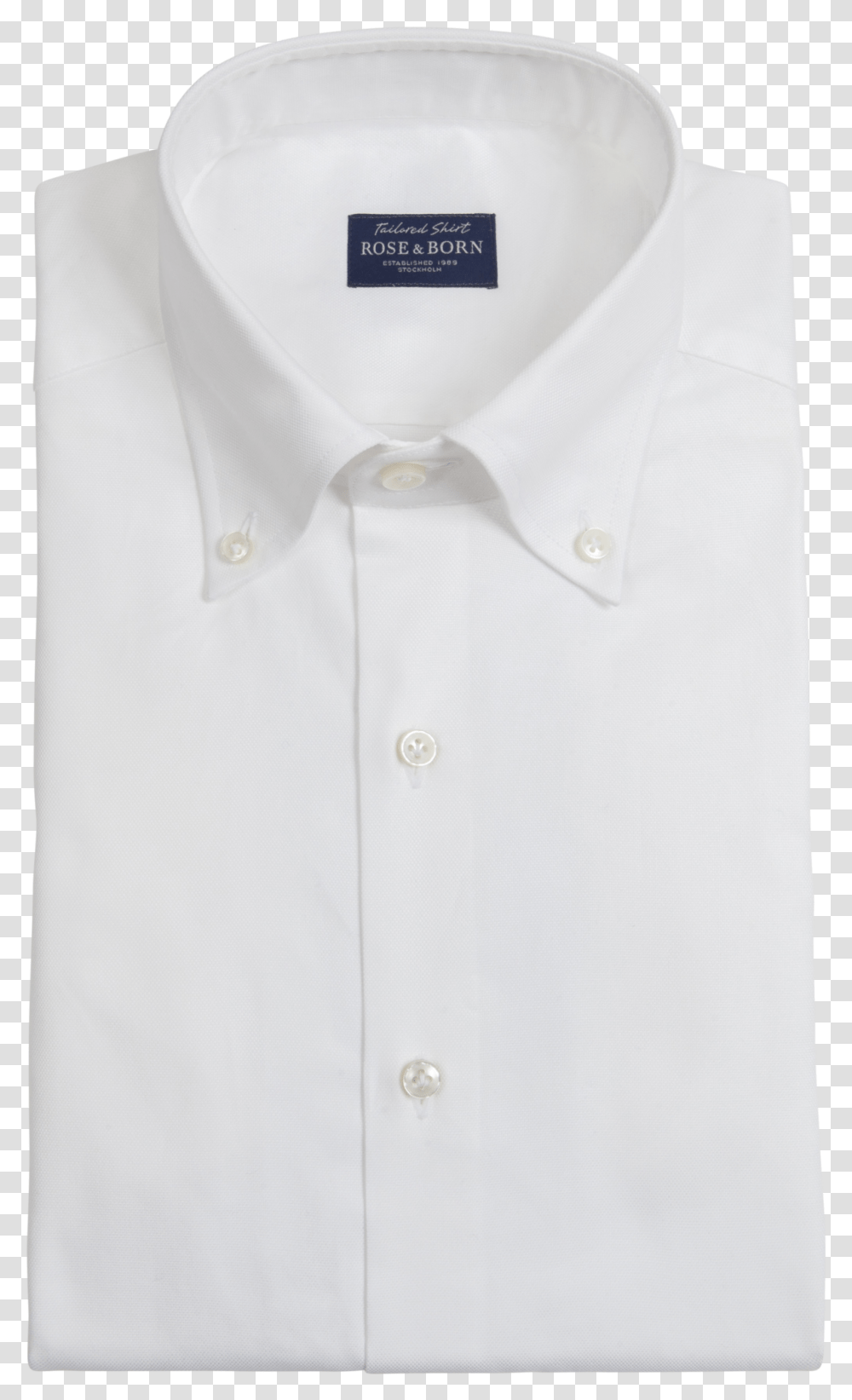 White Button Down Shirt Blue LabelTitle White Button Sleeve, Apparel, Dress Shirt, Cuff Transparent Png