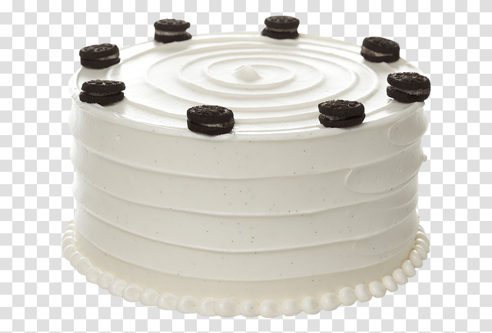 White Cake, Dessert, Food, Icing, Cream Transparent Png