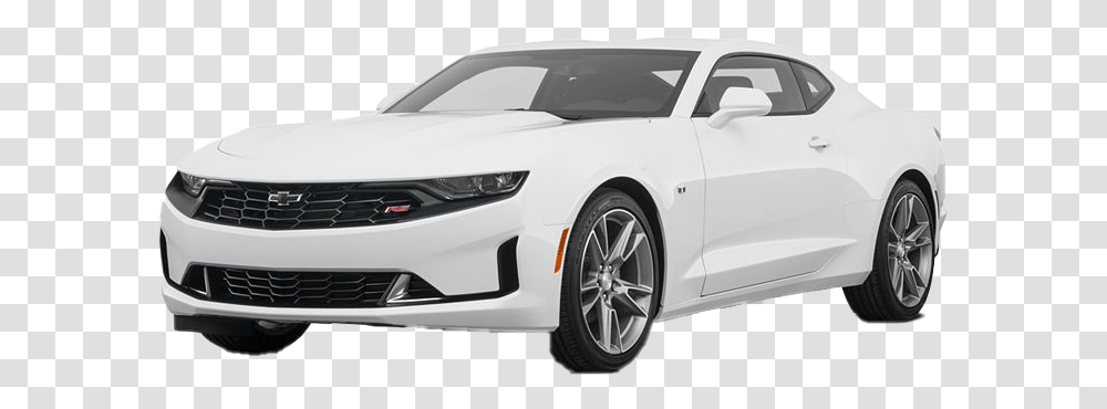 White Camaro 2019, Car, Vehicle, Transportation, Sedan Transparent Png