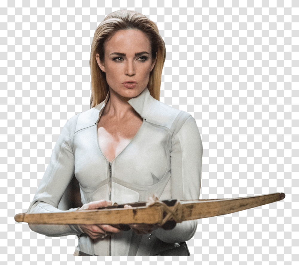 White Canary Dc Legends Of Tomorrow Rip Hunter Hawkgirl Sara Lance Legends Of Tomorrow, Person, Long Sleeve, Female Transparent Png