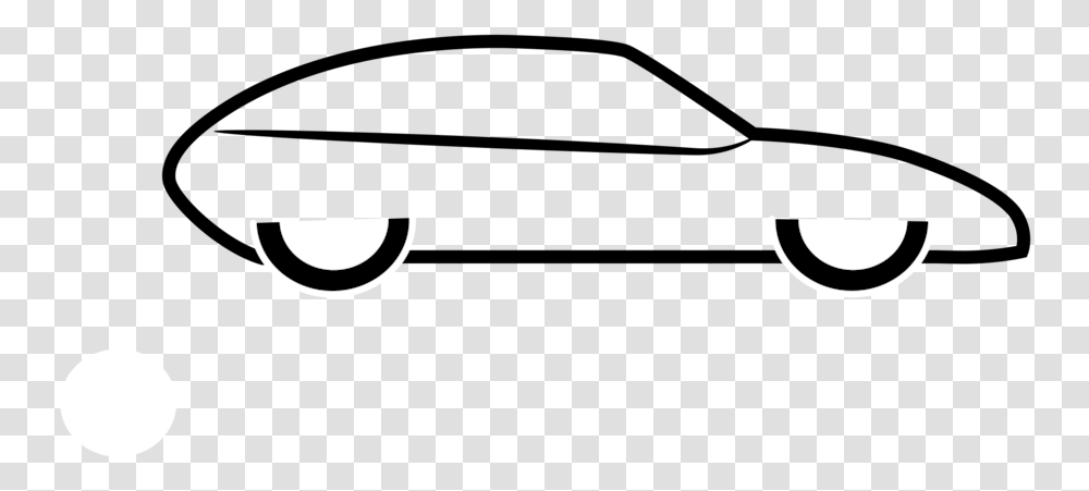 White Car Icon Simple Car Sketch, Logo, Trademark, Moon Transparent Png
