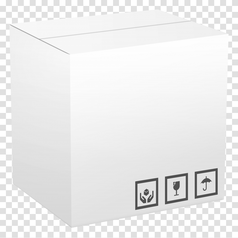 White Cardboard Box Clip Art, Electronics, Furniture, Porcelain, Hardware Transparent Png