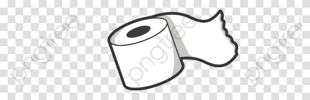 White Cartoon Toilet Paper, Towel, Paper Towel, Tissue Transparent Png