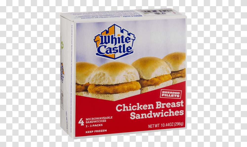 White Castle Microwaveable Sandwiches, Burger, Food, Bread, Bun Transparent Png
