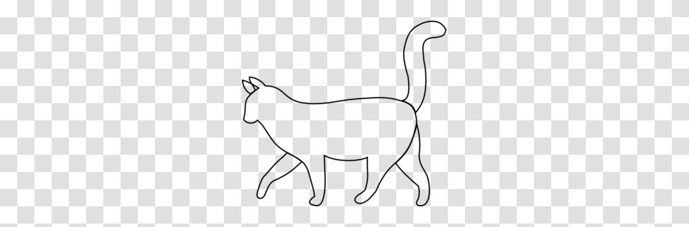 White Cat Outline Clip Art, Outdoors, Nature, Outer Space, Astronomy Transparent Png