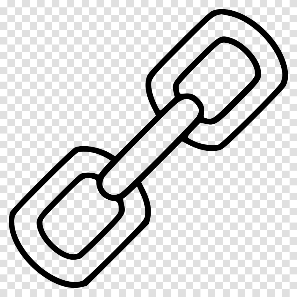 White Chain Links Icon, Shovel, Tool, Sweets, Food Transparent Png