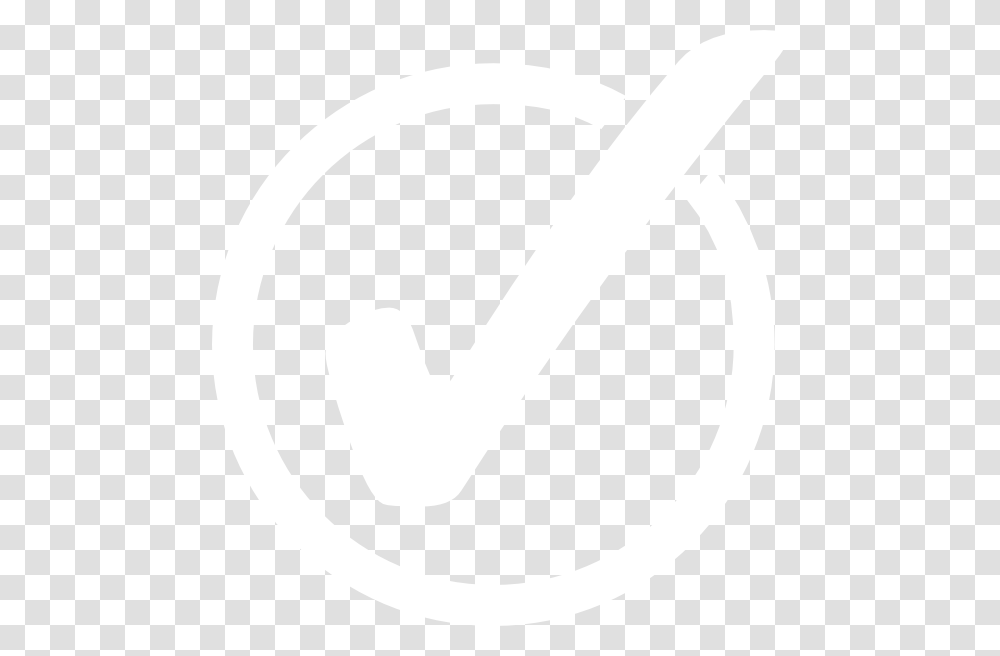 White Check Mark In Circle, Texture, White Board, Apparel Transparent Png