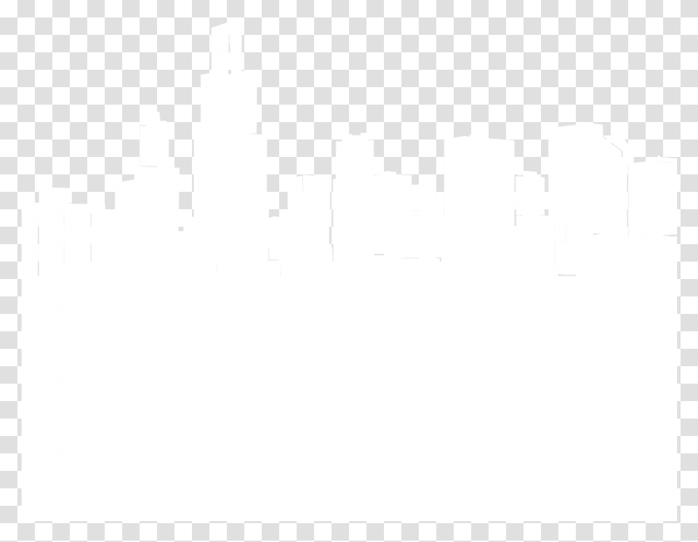 White Chicago Skyline, Cross, Logo Transparent Png